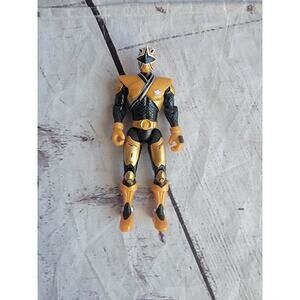 Power Rangers Samurai Gold Ranger Mega Mode 4in Action Figure Pvc Bandai Toy